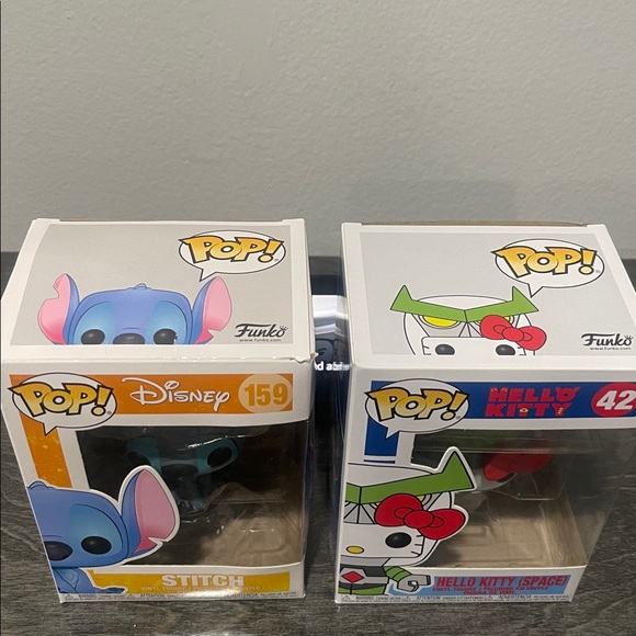 Funko Pop! Hello Kitty and Stitch Vinyl Figures - Picture 3 of 3